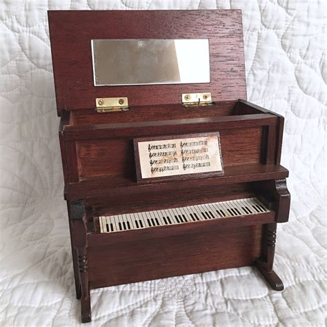 vintage piano music box